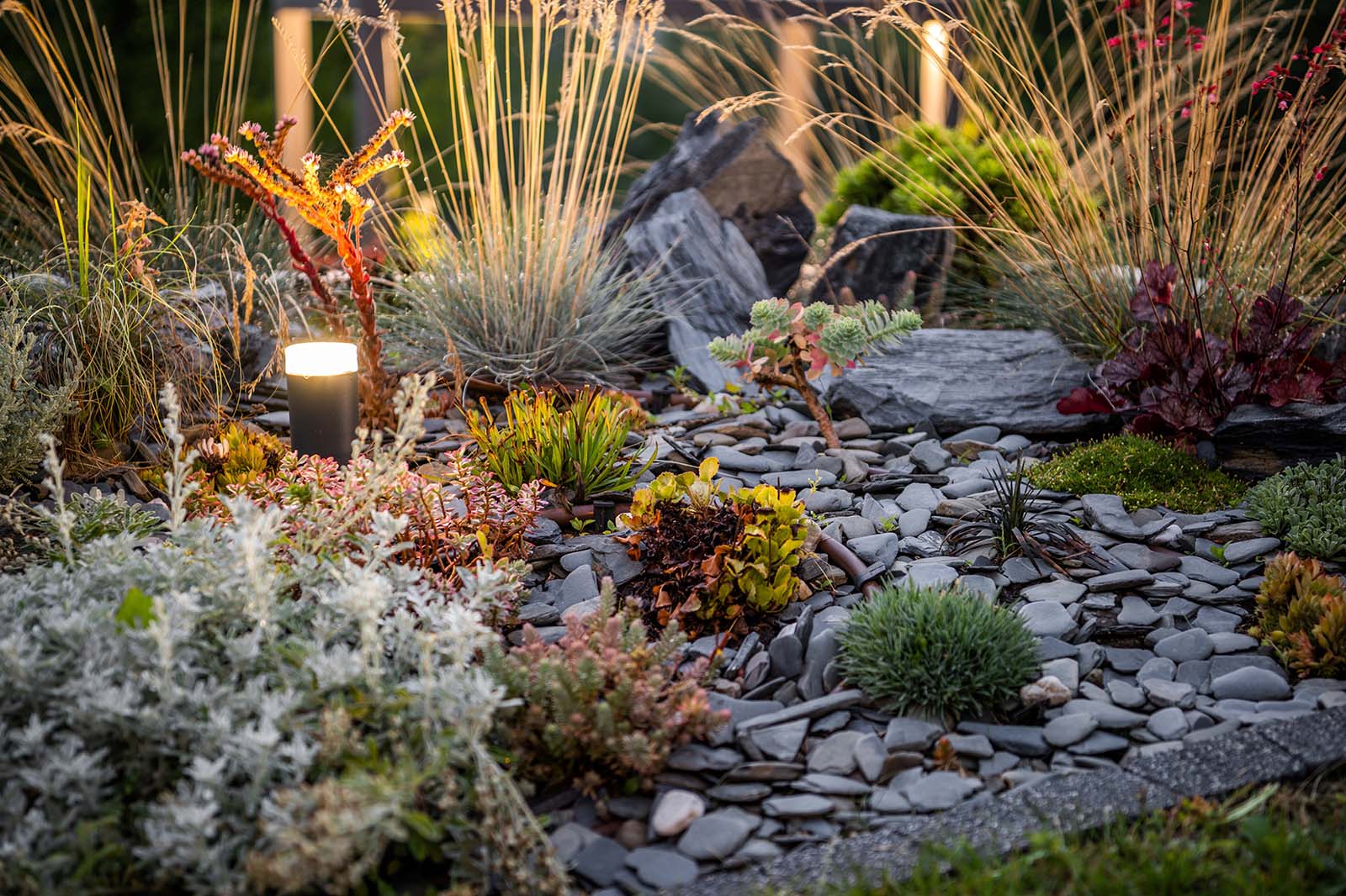 Garden and flower bed installation