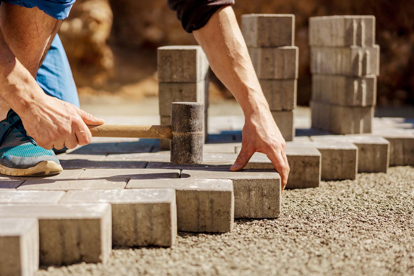 Concrete patio