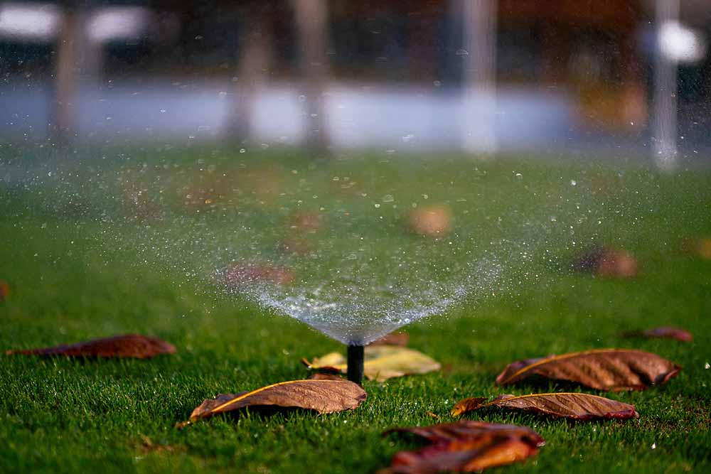 Sprinkler system installation